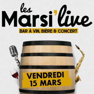 La soirée Marsi'live à Marsillargues un verre de vin, une ambiance dansante pour déguster du vin chez JandJ event